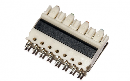 Коннектор 110 типа, Кат.5e (Класс D), (Класс D), 100МГц, 4 пары, уп-ка 100шт (EC-110C4-100)