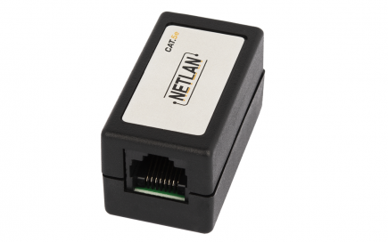 Соединитель RJ45-RJ45 (8P8C), Кат.5e (Класс D), 100МГц, упак. 10шт (EC-UCB-55-UD2-BK-10)