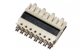 Коннектор 110 типа, Кат.5e (Класс D), (Класс D), 100МГц, 4 пары, уп-ка 100шт (EC-110C4-100)
